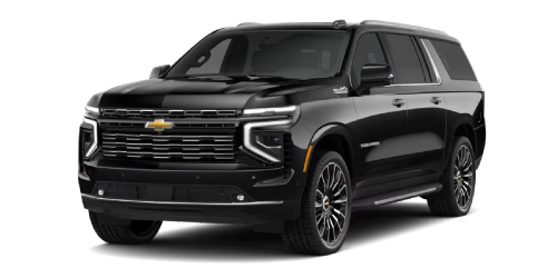 Finest Transportation premium black Chevrolet Suburban Premiere SUV for executive and private travel in Charlotte, NC